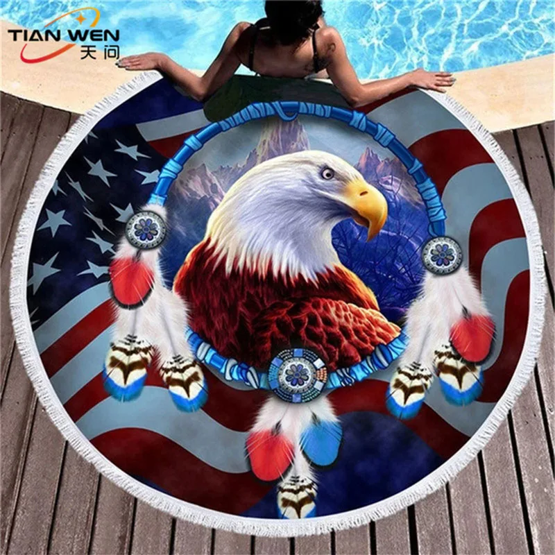 Haliaeetus-Microfiber-Round-Beach-Towel-Indian-Flower-Tassels-Thick-Serviette-Quick-Compressed-Towel-Tapestry-Yoga-Mat.jpg_640x640