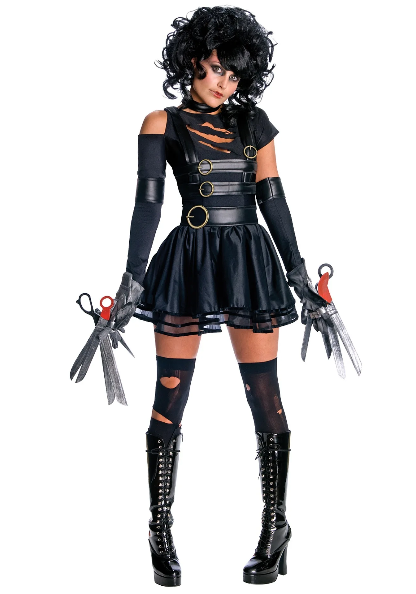 Взрослый Эдвард Руки-ножницы костюм костюмы на Хэллоуин для Для женщин»; ботинки в стиле «Эдвард Платье для косплея карнавальный вечерние костюмированного представления; маскарадный костюм; комплект