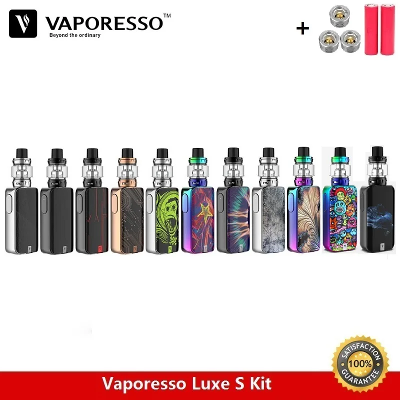 Оригинальный Vaporesso Luxe S Kit 220 Вт бокс мод с баком для вейпа Skrr 8 мл QF испаритель