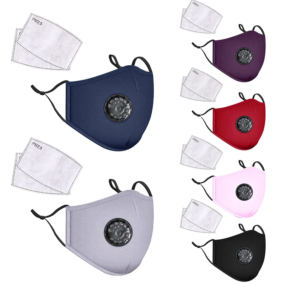 Pudcoco PM2.5 Anti Haze Mask Breath Valve Anti-dust Foam Mouth Activated Carbon Filter Respirator Mouth-muffle Cotton | Красота и