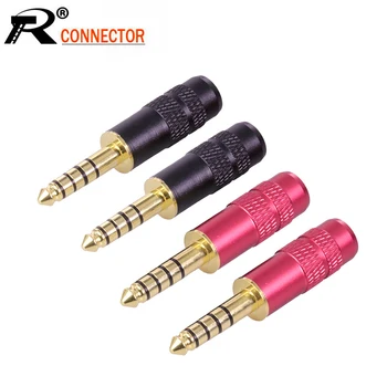 

10pcs 5 Pole 4.4mm Audio Connector High Quality Gold Plated 5 Pin 4.4mm Male Plug for Sony NW-WM1Z NW-WM1A AMP Player Headphone