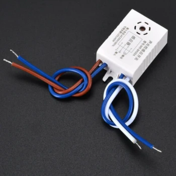 

1pc 220V Automatic Sound Voice Sensor Light Switch For On Off Street Light Switch Photo Control 38x28x16mm Smart Accessories