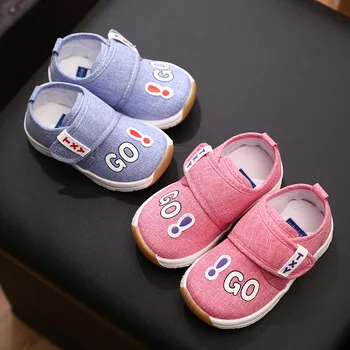 

Spring and Autumn Baby First Walkers Wear Resistant Anti-slippery Boys First Walkers Cartoon Soft Girls First Walkers Kids Shoes