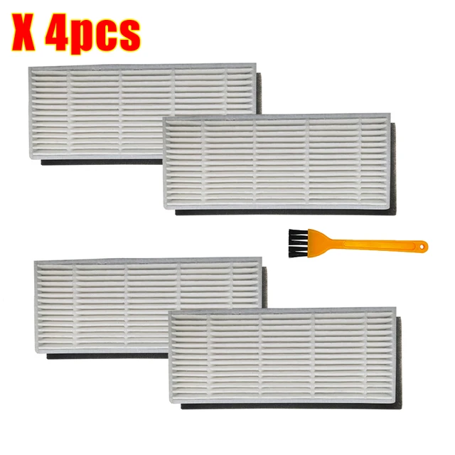 Main Brush Colletion Dust Bags Mop Cloth Side Brush Hepa Filter Spare Parts For XIAOMI VIOMI S9 Robot Vacuum Cleaner Accessories 4pcs