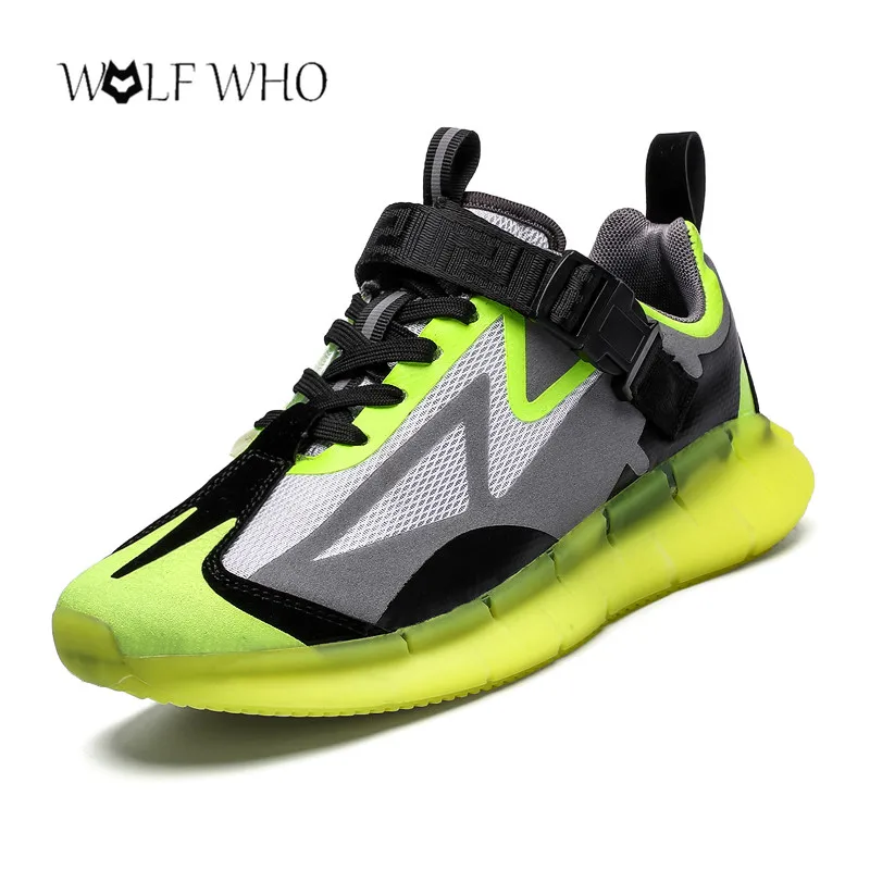 

Casual Men Shoes Air Crushion Lightweight Breathable Mesh Sneakers Man Fashion Reflective Mixed Color Outdoor Footwear 39-46