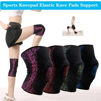 

Unisex Sport Kneepad Elastic Knee Pads Support Pressurized Strong Compression Gym Knees Protector Fitness Running Protection Pad