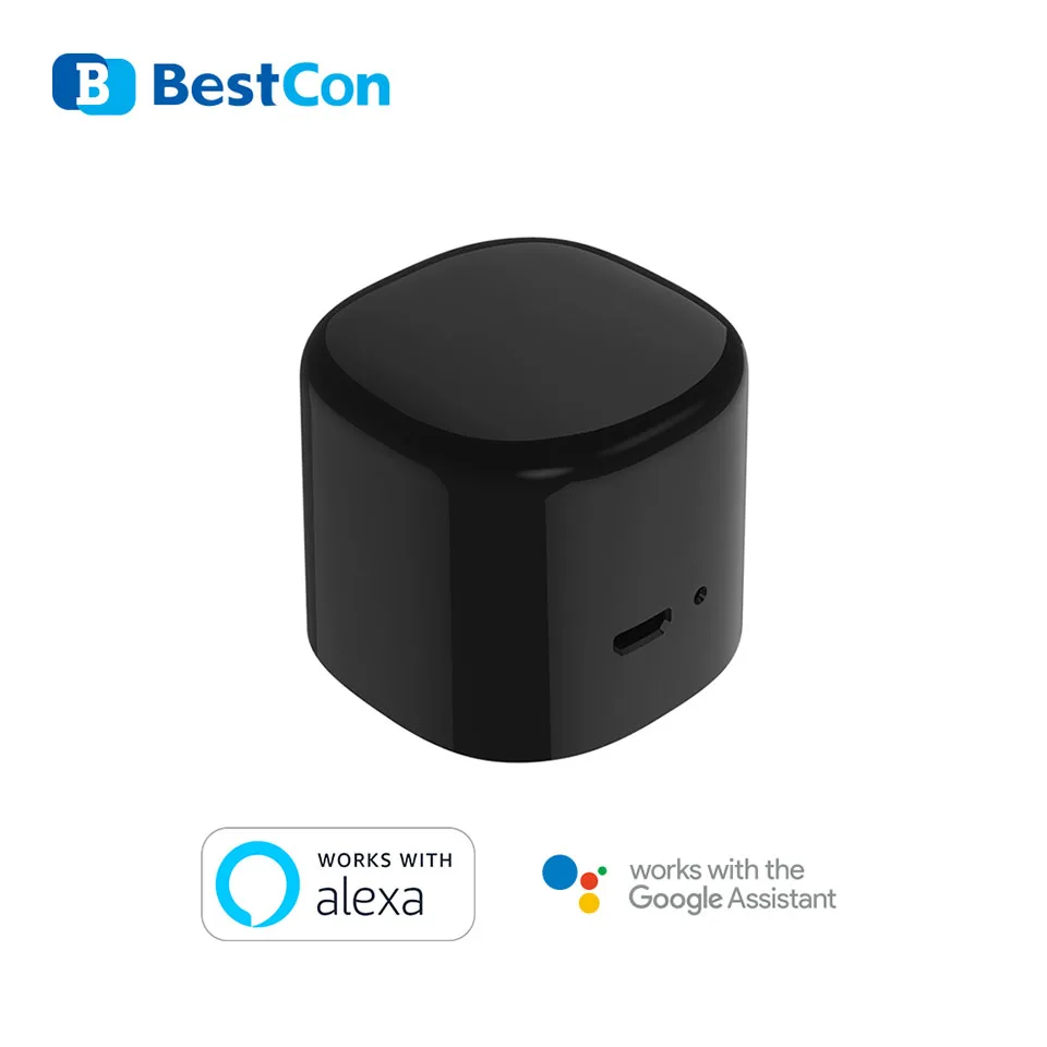 

BroadLink RM4 BestCon RM4C mini Wi-Fi Smart IR Universal Remote controller Voice Control with Google Home/ Alexa Smart Home HUB