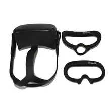 Устойчивое VR очки маска для глаз крышка для Oculus Quest VR гарнитура дышащая губка Подушечка Для лица чехол защитный чехол набор