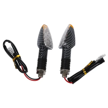 

4 x 1W 10 LED Indicator Flashing Yellow Lights for Motorcycles Relais