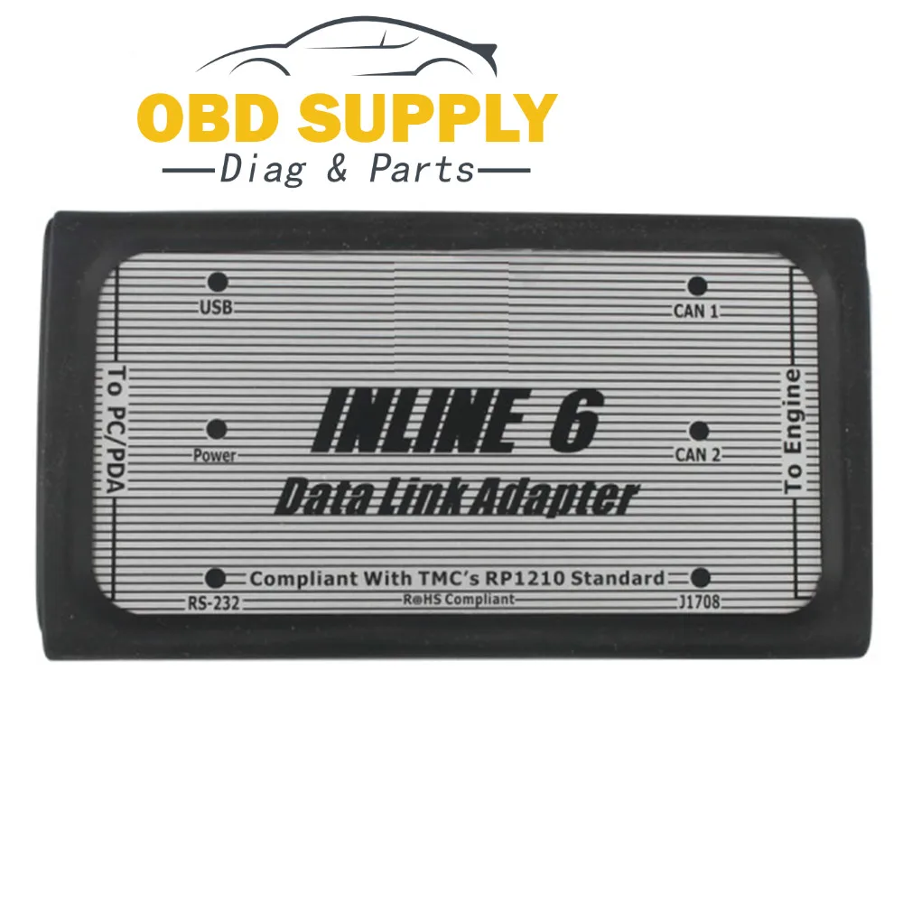INLINE 6 адаптер передачи данных для Cummins Truck сканер сверхмощный Insite v7.62 дизельный