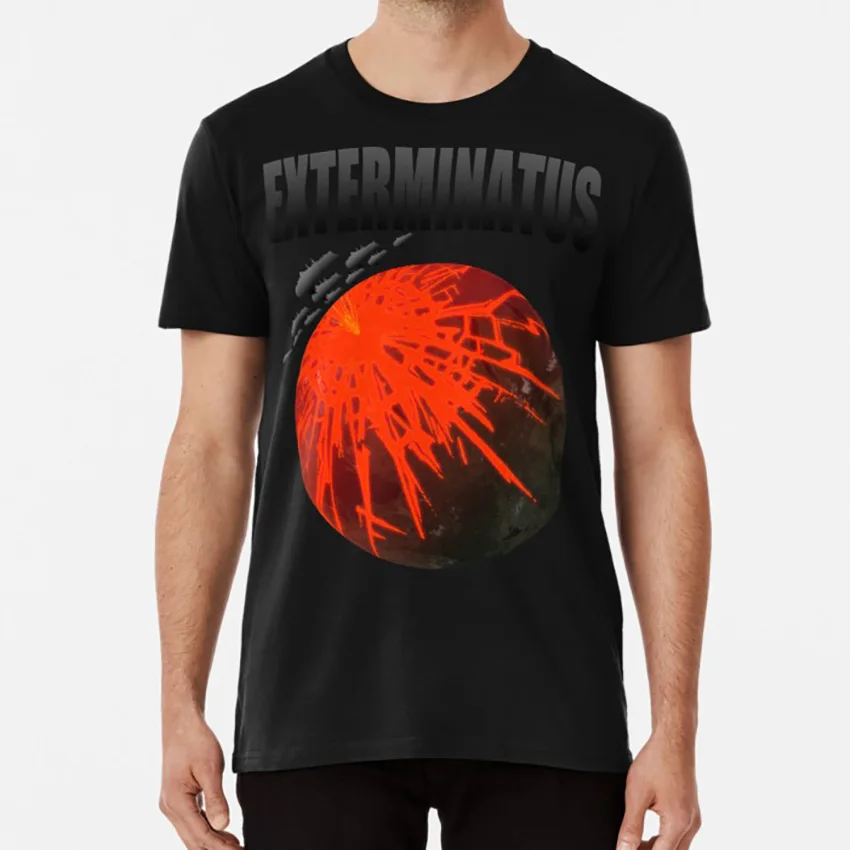Exterminatus Title футболка 40k 40000 exterminatus imperium emperor choas tg fatguy | Мужская одежда
