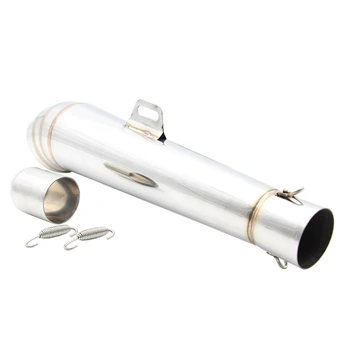 

51mm Motorcycle Exhaust DB Killer Pipe Tube GP Exhaust Pipe for Mt09 MT07 Gsr600XMAX300 RC390 Ninja400 Universal