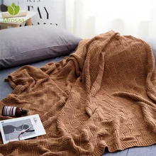 Хит 120x180 см, вязаное одеяло, хлопковое мягкое одеяло для кровати, покрывало для дивана, покрывало для дивана, офисное постельное белье