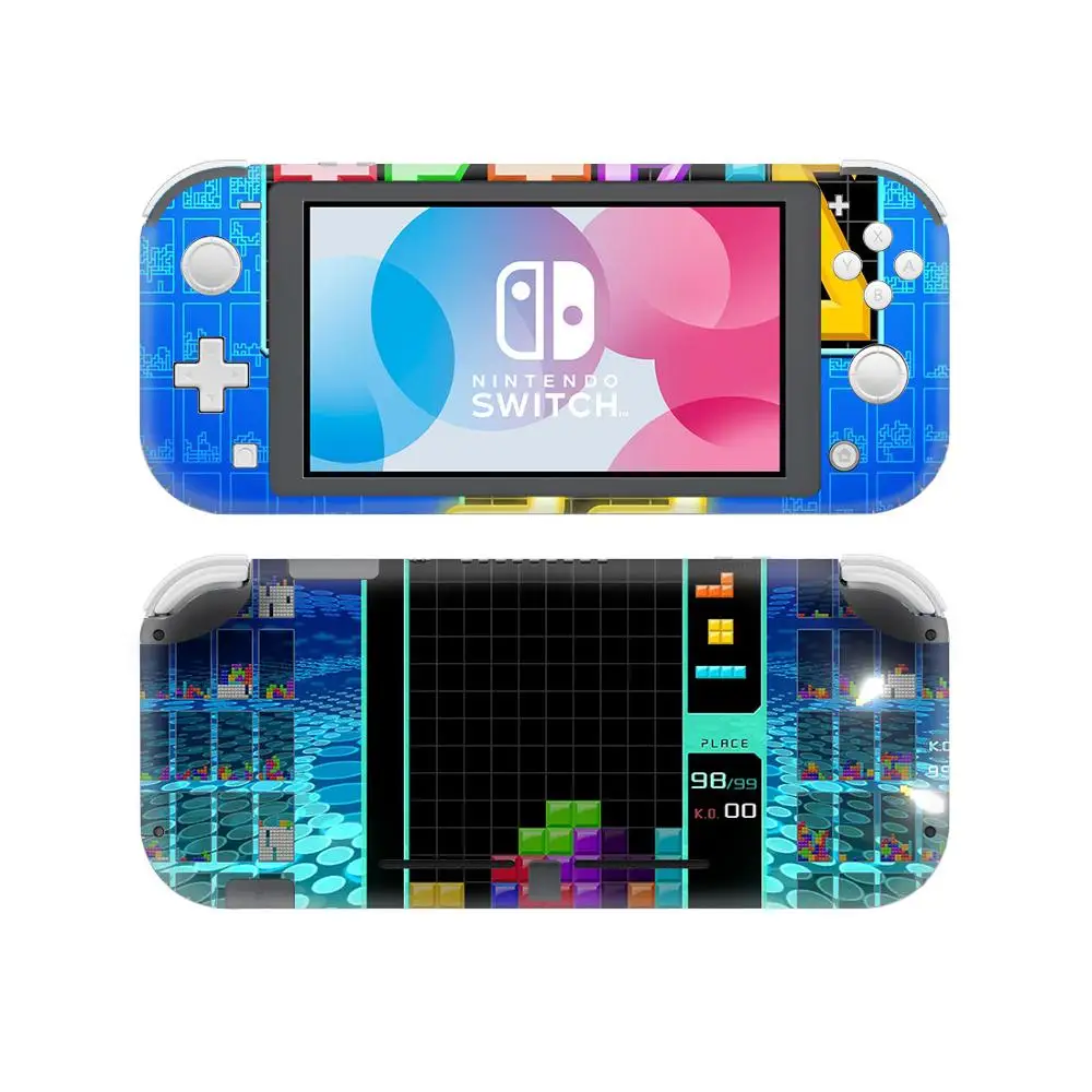 Наклейки для игровой кожи тетрис для nintendo Switch Lite, протектор для контроллера консоли, виниловые наклейки, аксессуары для игр