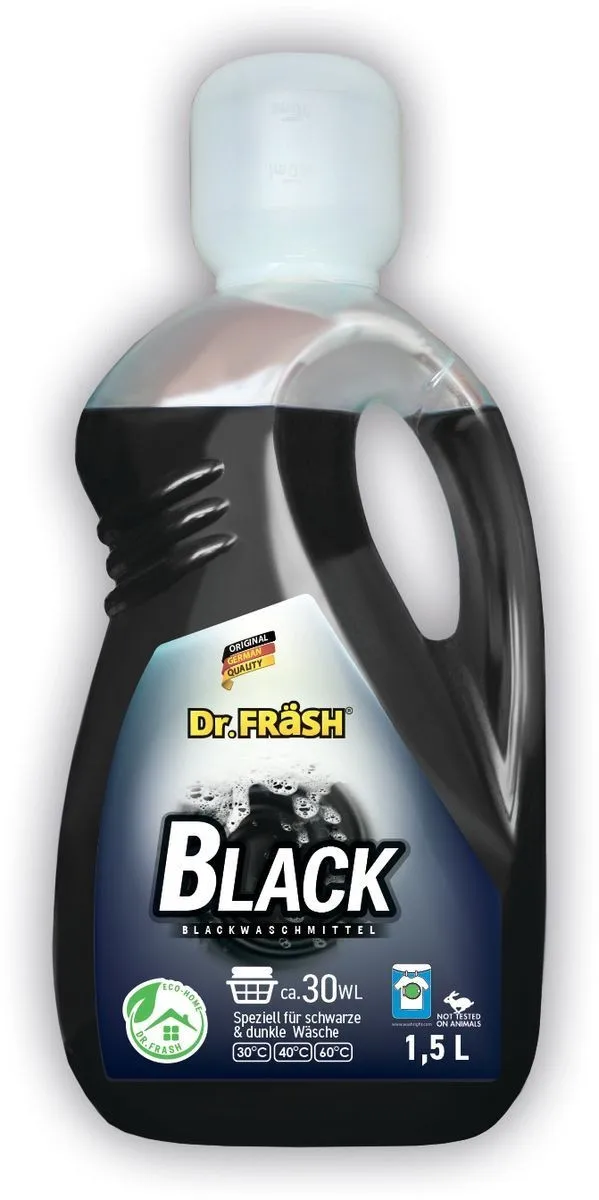 Гель для стирки Dr.Fresh «Black», для темного и черного белья, 1,5 л