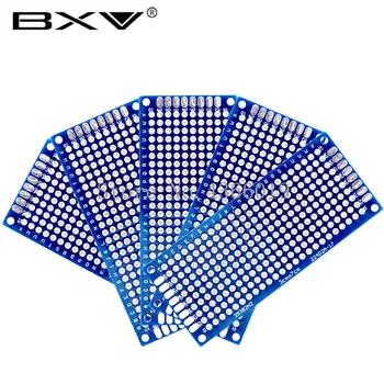 

3*7 3*7cm PCB 3x7 3x7cm PCB Double Side Prototype PCB diy Universal Printed Circuit Board Blue