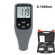 RZ240 цифровой датчик толщины покрытия краски толщиномер метр инструменты черных и цветных 2 в 1