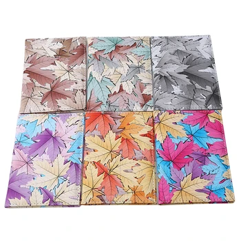

Creative Maple Leaf Passport Bag For Female PU Leather Ticket Clip Card Clip Passport Covers Men Women Travelling Passports Case