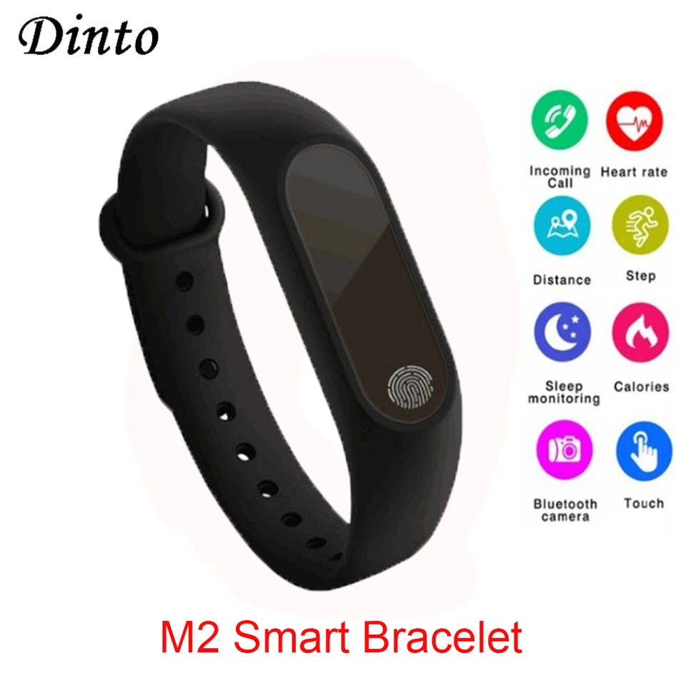 m2 waterproof shock proof smart band watch