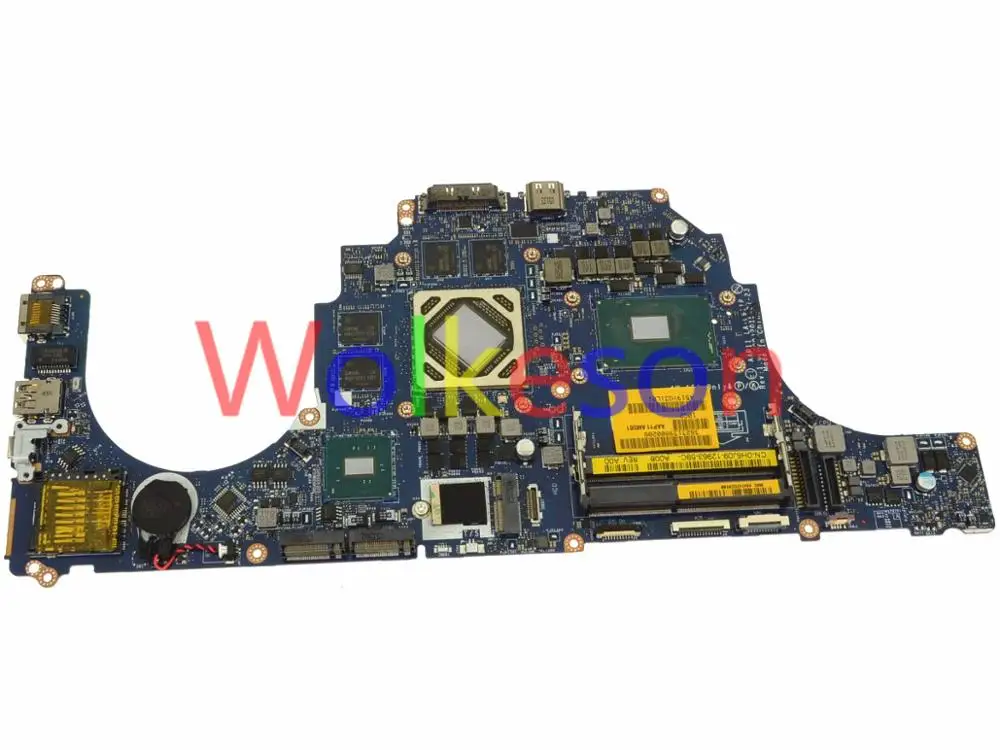 SHELI для DELL Alienware 17 R3 Материнская плата ноутбука W/I7-6820HK cpu R9 M395X 4G GPU CN-0H6J09 0H6J09 H6J09 AAP11 LA-C911P тест ОК
