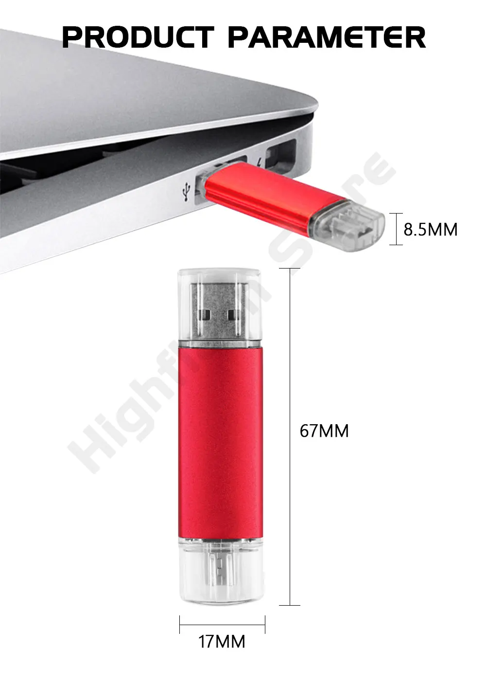 Флеш-накопитель OTG для смартфона, USB флеш-накопитель 64 ГБ, 128 ГБ, otg cle, usb 2,0, 4 ГБ, 8 ГБ, 16 ГБ, 32 ГБ, флеш-накопитель, usb накопители