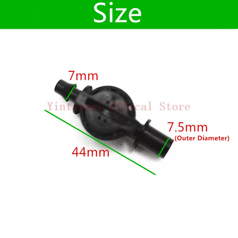 7,5 мм плоский соединитель для Сада Спринклерная теплица насадка оросительный винт фитинги противокапельный аксессуар для опрыскивателя