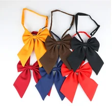 Одноцветный Женский Галстук-бабочка, плоский носок, модный и модный галстук-бабочка