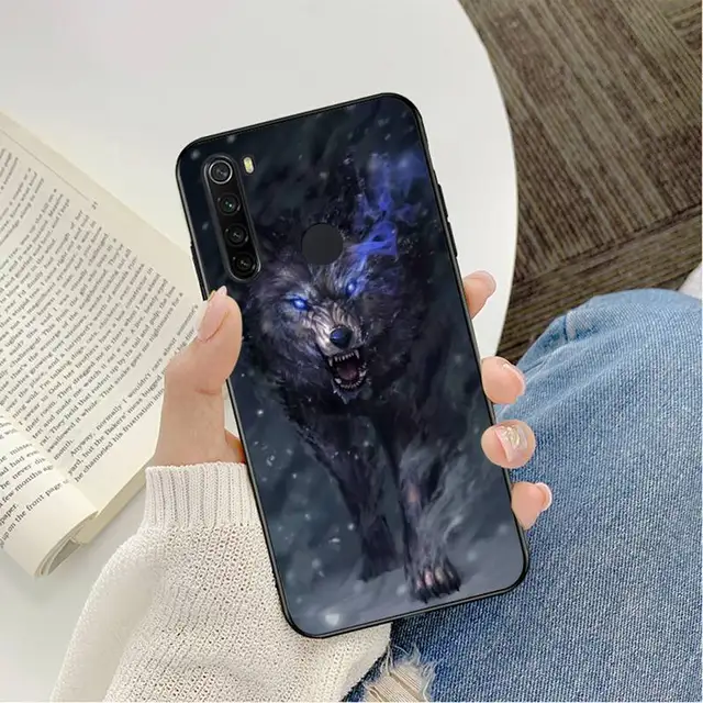 Yinuoda angry wolf face Phone Case for Xiaomi Redmi 4X 7 7A 8 8A 9 9A Note 7 8 8T 9 10 Pro a11