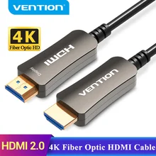 Vention-Cable HDMI 2,0 de fibra óptica, accesorio para Xiaomi Mi Box, 4K/60Hz, divisor de Audio para HDTV, PS4