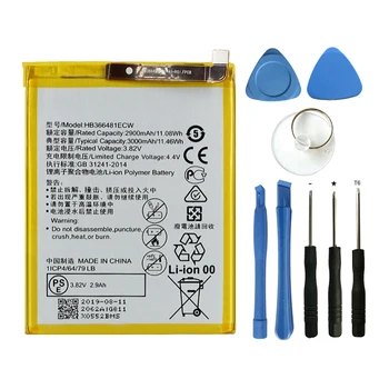 

High Capacity Real 3000mAh HB366481ECW Battery for Huawei P9/p9 Lite/honor 8/p10 Lite/p8 Lite 2017/p20 Lite/p9lite Battery+Tool