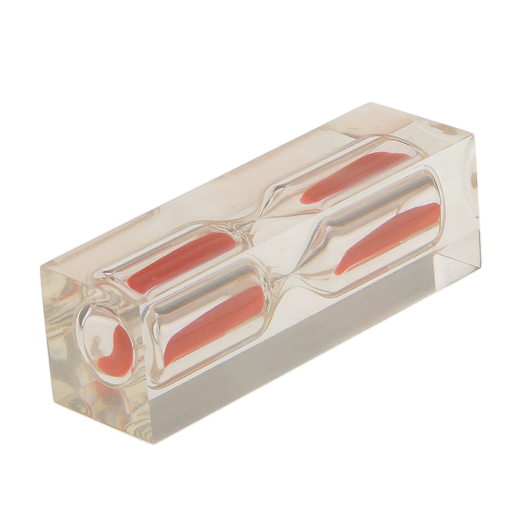 Acrylic Clear 3 Mins Hourglass Sandglass Kitchen Sand Clock Timers Gift Colorful