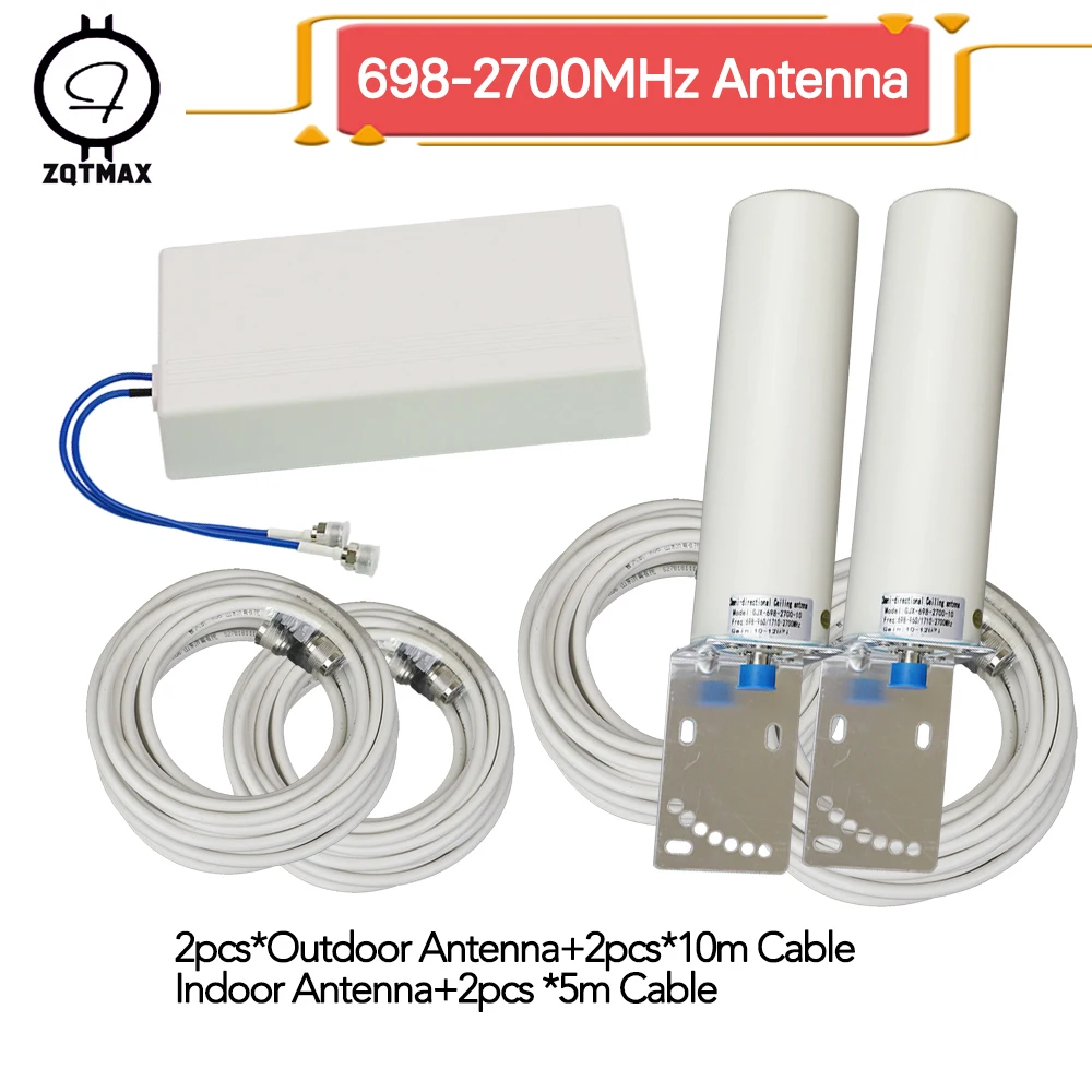 Ретранслятор ZQTMAX 4g lte антенна для gsm ретранслятор 900 1800 2100 усилитель сотового
