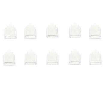

Pack of 10 Women Jewelry Tray Finger Ring Display Stand Holder Ring Showcase Accessory