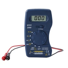 Mini Digital Multimeter Pocket Dmm Ac/Dc Current Voltage Resistance Multitesters Mini Ammeter Voltmeter Ohm Testers