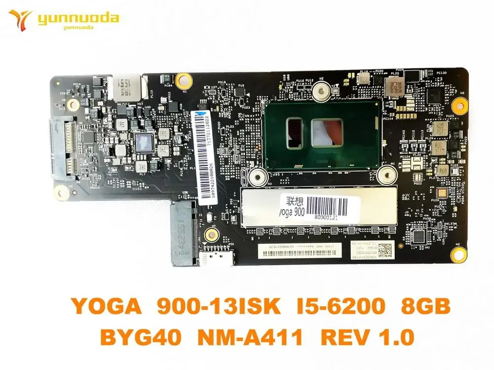 lower price  Original for Lenovo YOGA 900-13ISK laptop motherboard YOGA 900-13ISK I5-6200 8GB BYG40 NM-A411 REV 