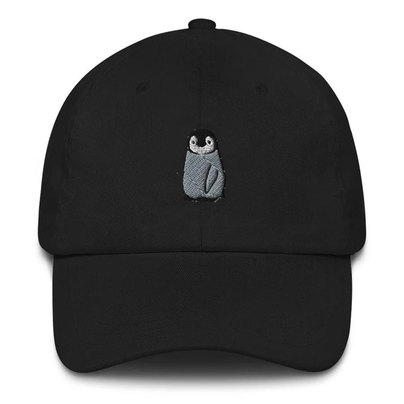 Penguin Embroidery Cartoons Baseball Cap Snapback Unisex Adjustable Spring Autumn Hip Hop Dad Hat Peaked Cap 3