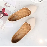 Women Flat Shoes Slip-on Pointed Toe Lady Loafers Plus Size 44 45 46 Shallow Single Low Heel Pregnant Woman Flats Zapatos Mujer 2