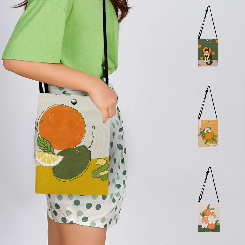 Cute Cat Art Painting Shoulder Bag Women Ladies Crossbody Shoulder Bag