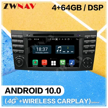 

Carplay Android 10 screen Car Multimedia DVD Player for BENZ W211 GPS Navigation BT WiFi Auto Radio Audio Music Stereo Head unit