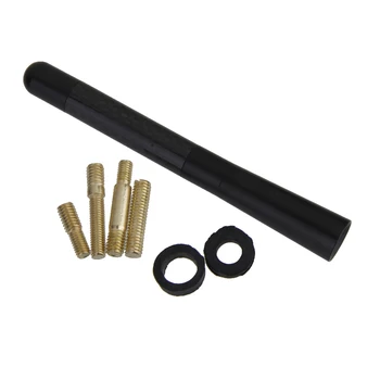 

Universal 4.61 "1.2cm Aluminum Carbon Fiber Screw Car Short Antenna