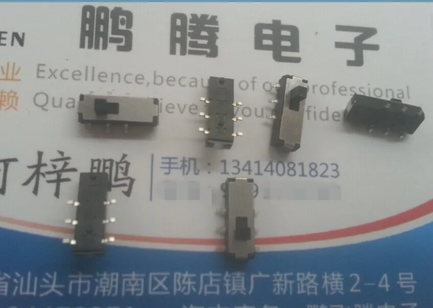 10 шт./лот NSS609-212N-ADAG1P Тайвань SMD 6-футовый 2-скоростной самосброс переключатель