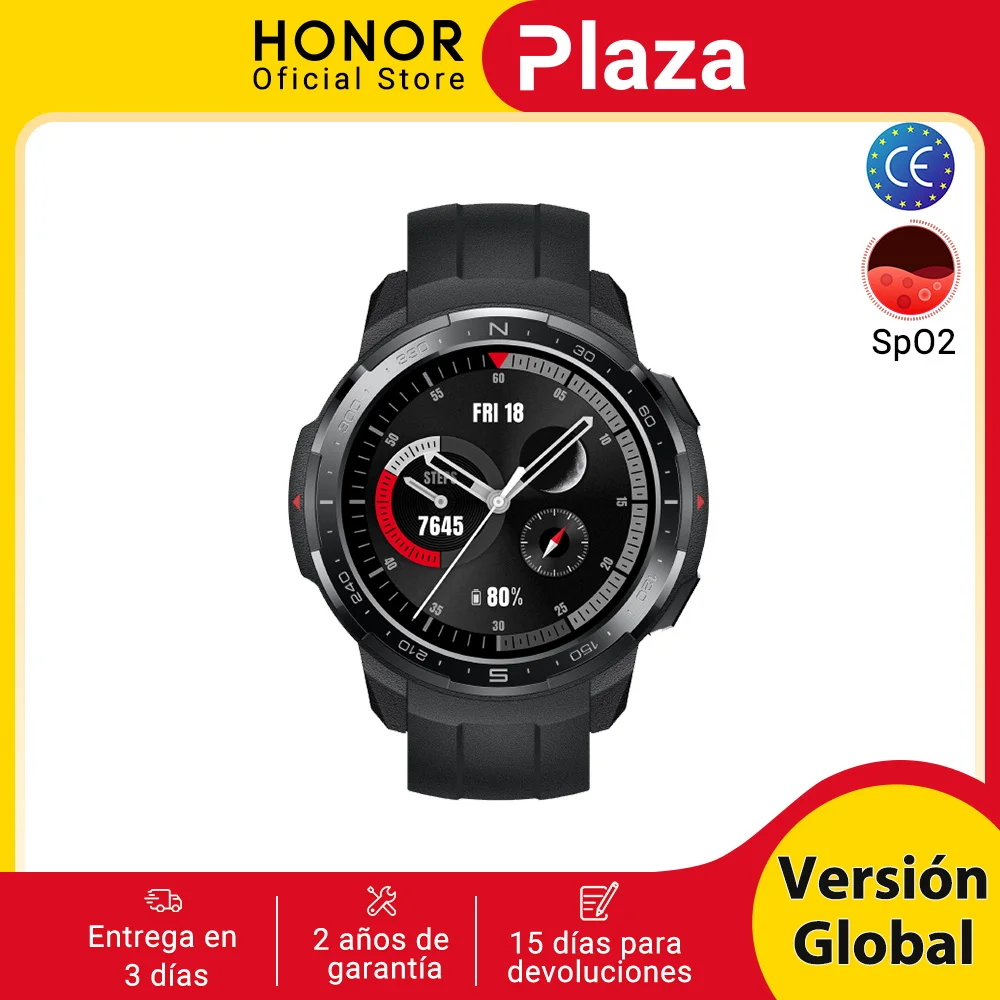 Смарт-часы HONOR Watch GS Pro экран AMOLED 1 39 дюйма 25 дней работы от батареи мониторинг