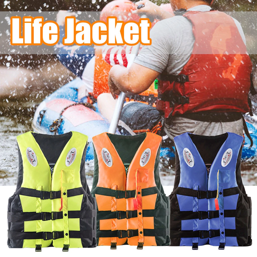 Adults Kids Life Vest Kayak Ski Buoyancy Aid Sailing Boating Watersport Jacket