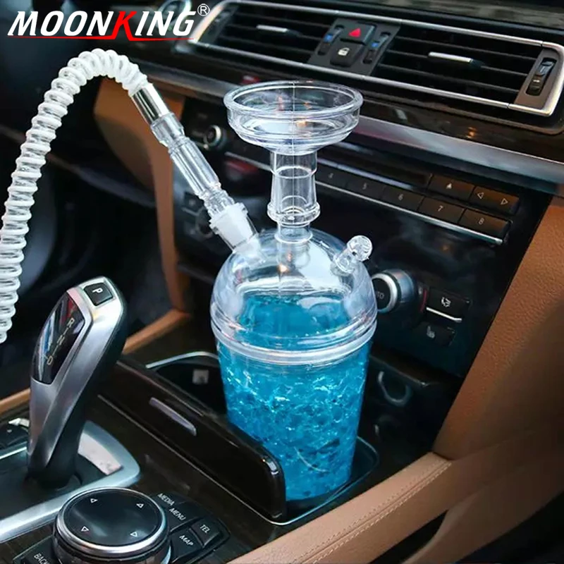 MOONKING горячая распродажа розничная продажа Sheesha пластиковая портативная