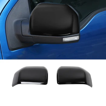 

for Ford F150 2015 2016 20172 018 2019 2020 Reversing Mirror Shell Cover Guard Protector Trim ABS Black Car Exterior Accessories