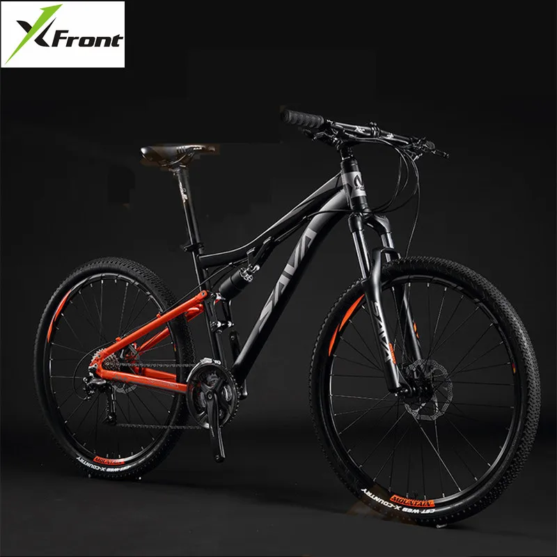 X-передний горный велосипед, алюминиевый сплав, 27,5 дюймов, колесо, мягкий хвост, Bicicleta SHIMAN0, сдвиг, гидравлический дисковый тормоз, MTB, горный велосипед - Цвет: Blakc