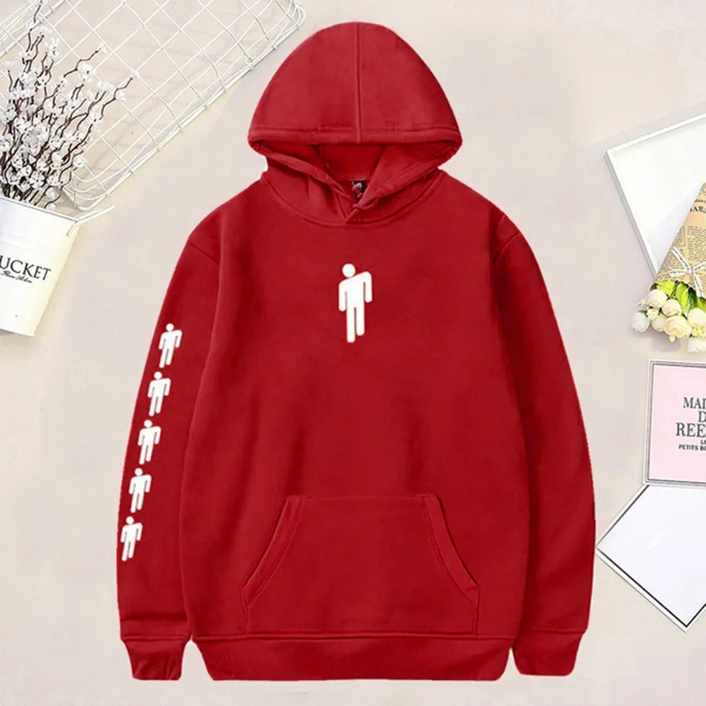 Billie Eilish толстовки с принтом, Женская/мужская толстовка с капюшоном и длинным рукавом,, повседневные трендовые уличные толстовки