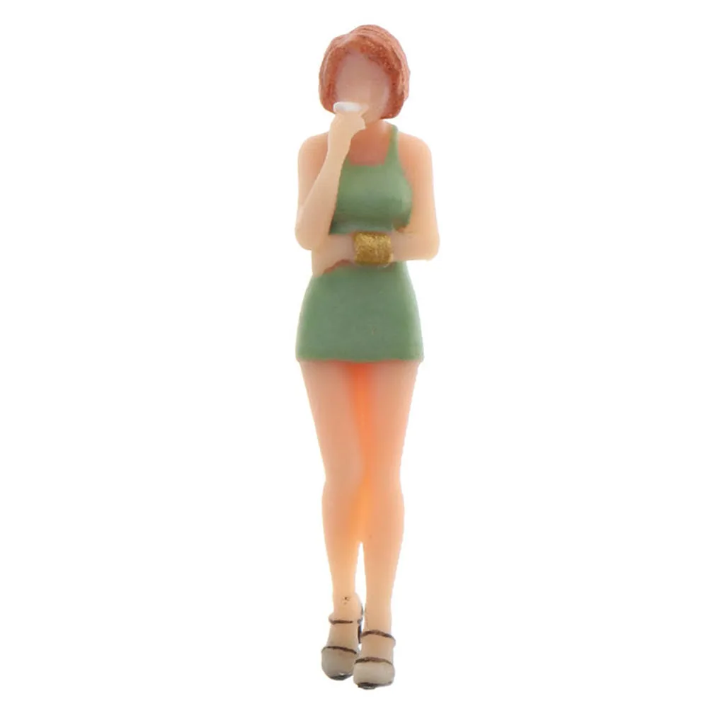 1:64 Model Street Tiny Figures Character Doll Building Toys Accessory Ornaments