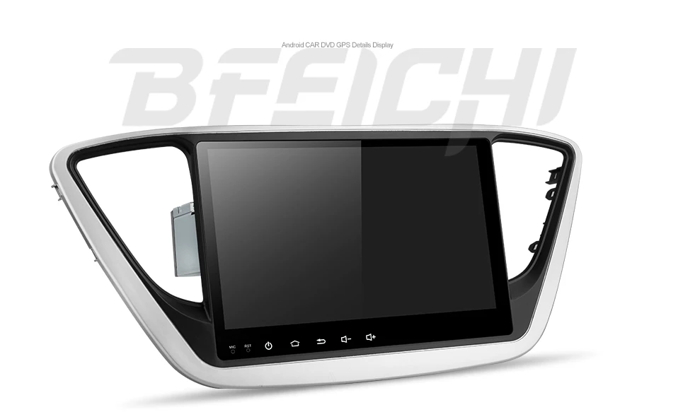 Автомобильный DVD gps для hyundai Verna Solaris PX30 " Android 9,0 автомобильный ПК головное устройство 1024*600 Автомобильная Радио Навигация