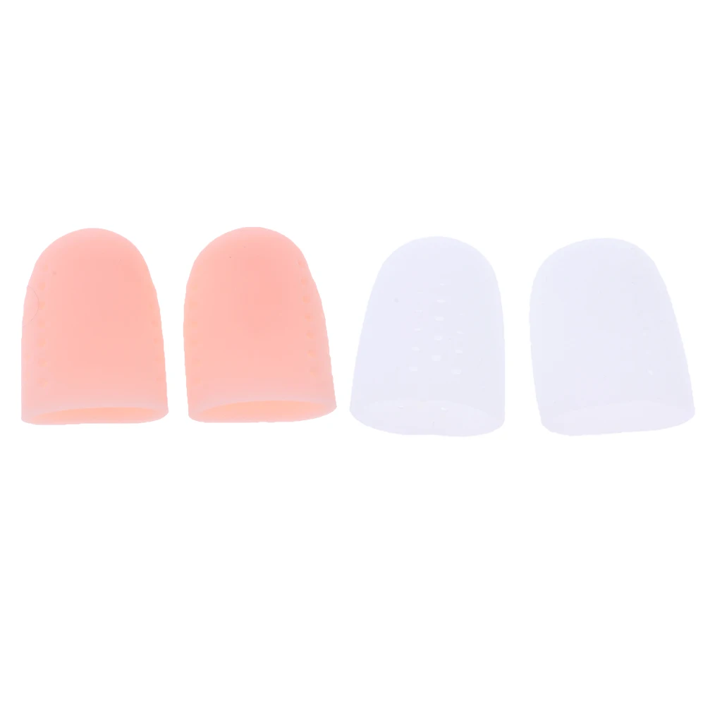 Silicone Toe Cover Breathable Finger Sleeves Protector Foot Care 